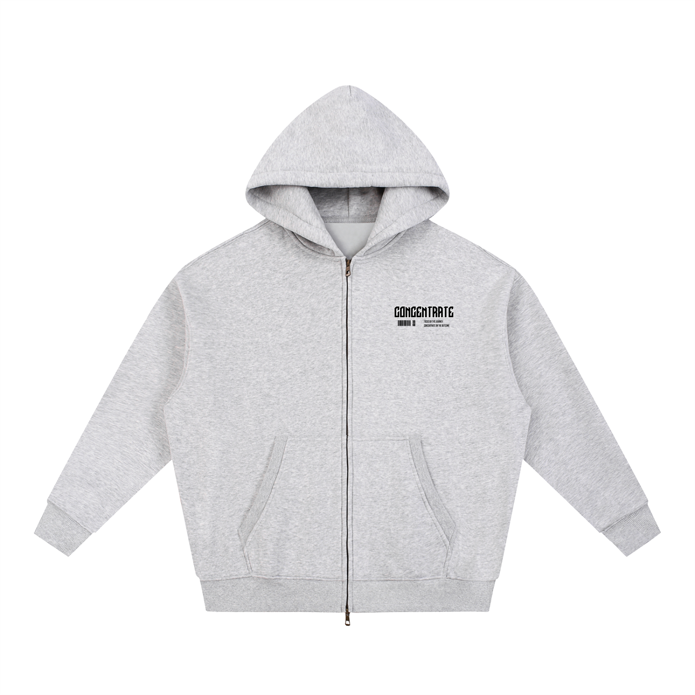 Concentrate Streetwear - Glory - 345gsm Essential Oversized Fleece Boxy Hoodie