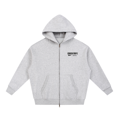 Concentrate Streetwear - Glory - 345gsm Essential Oversized Fleece Boxy Hoodie
