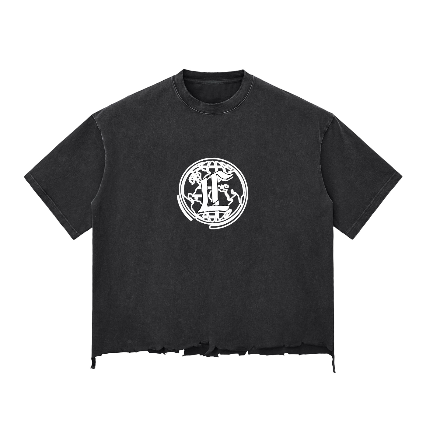 Concentrate Streetwear - CCS - 340gsm Snow Wash Raw-Hem Boxy T-shirt