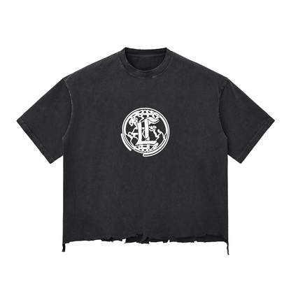 Concentrate Streetwear - CCS - 340gsm Snow Wash Raw-Hem Boxy T-shirt