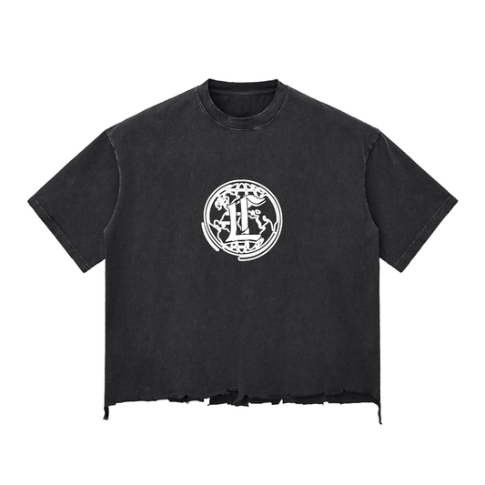 Concentrate Streetwear - CCS - 340gsm Snow Wash Raw-Hem Boxy T-shirt