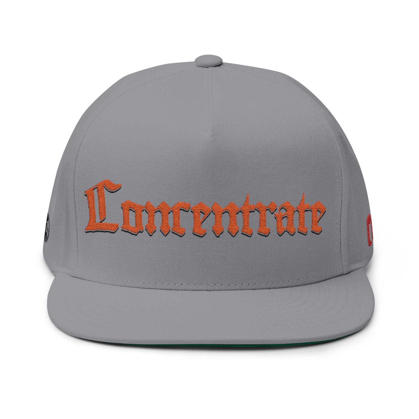 Concentrate Streetwear - C Red - Flat Bill Cap (Embroidery)