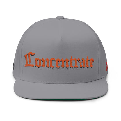 Concentrate Streetwear - C Red - Flat Bill Cap (Embroidery)
