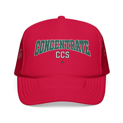 Concentrate Collective Streetwear - Drop Out - Foam Trucker Cap Embroidered Logo