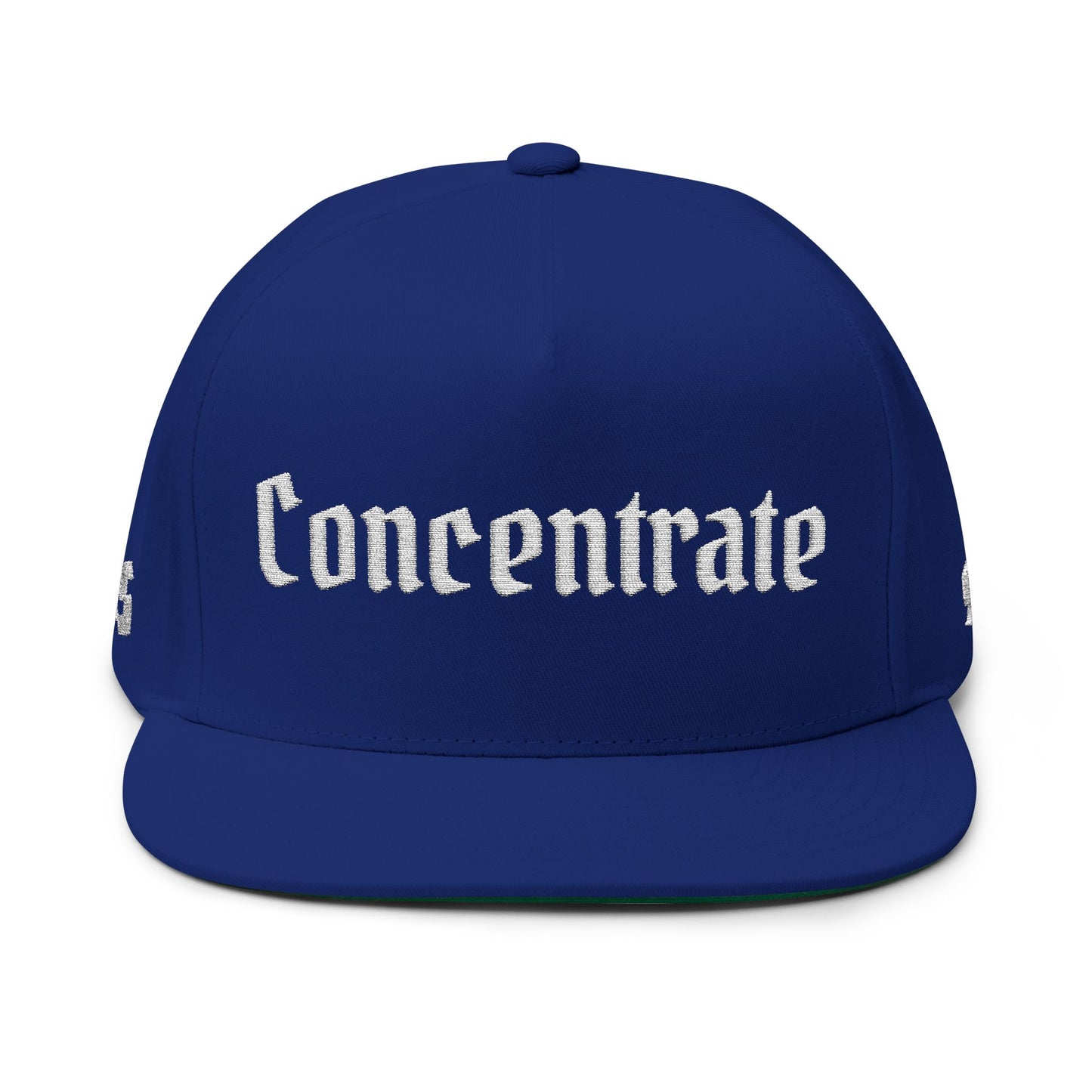 Concentrate Streetwear - White Concentrate - Flat Bill Cap (Embroidery)