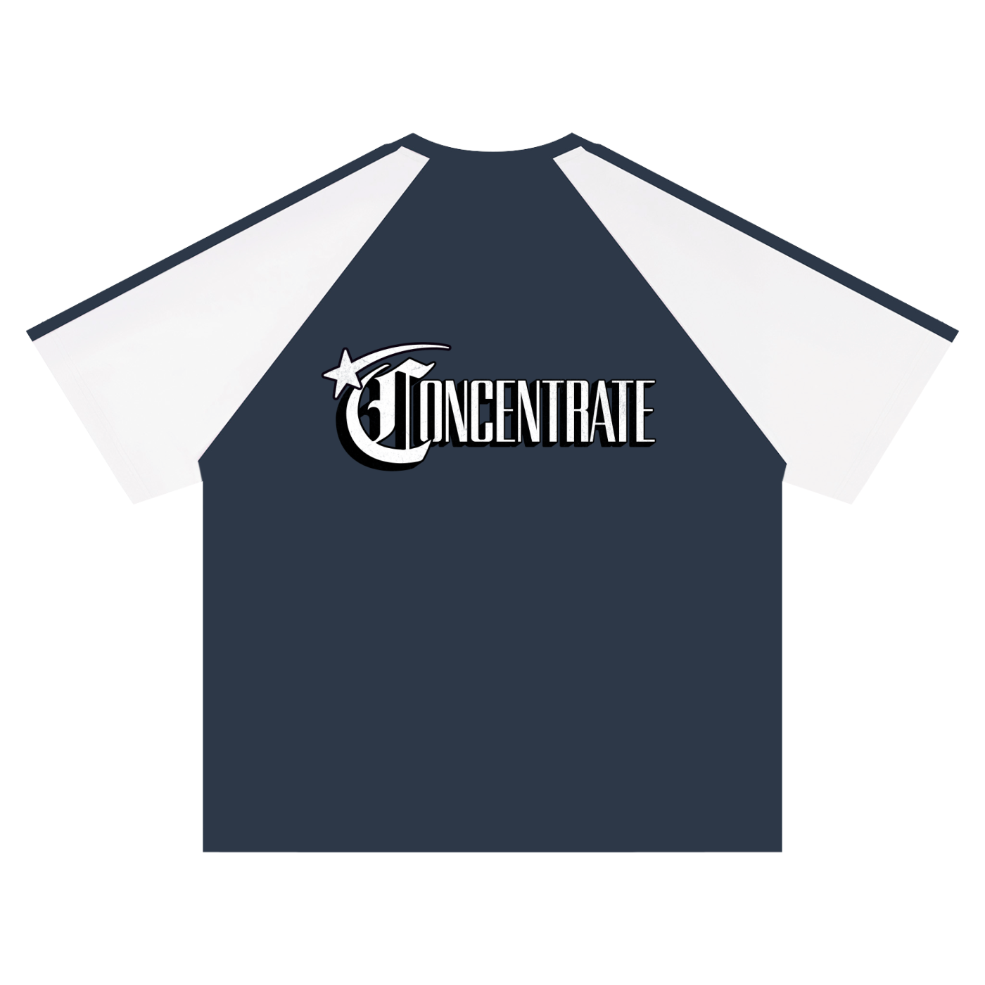 Concentrate Streetwear - Starry Sea - 200gsm Unisex Color Block Raglan T-Shirt