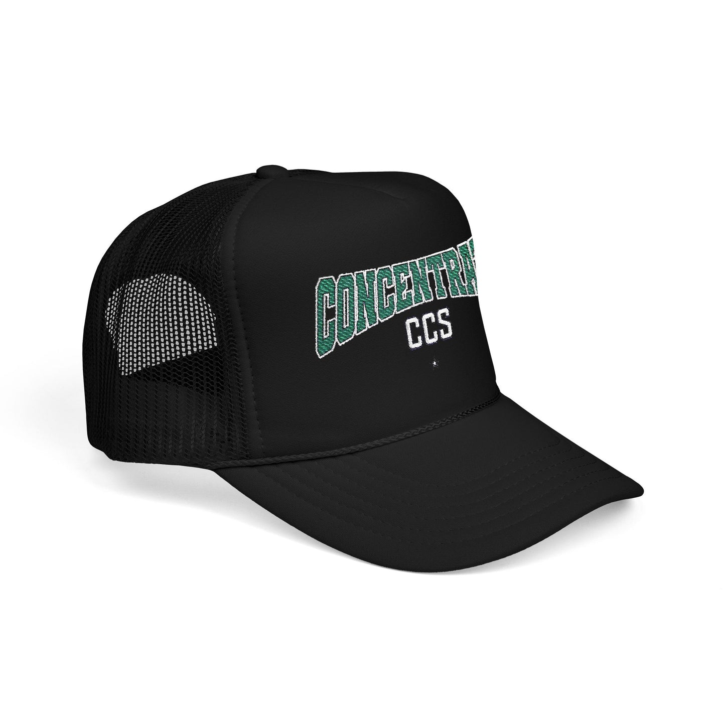 Concentrate Collective Streetwear - Drop Out - Foam Trucker Cap Embroidered Logo