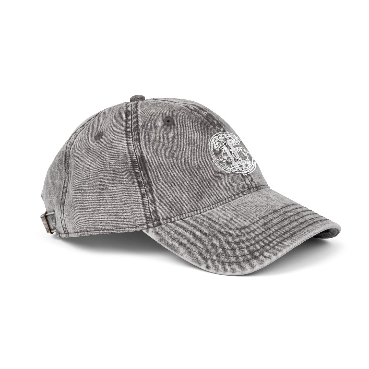 Concentrate Collective Streetwear - Vintage Cap Embroidered White Logo
