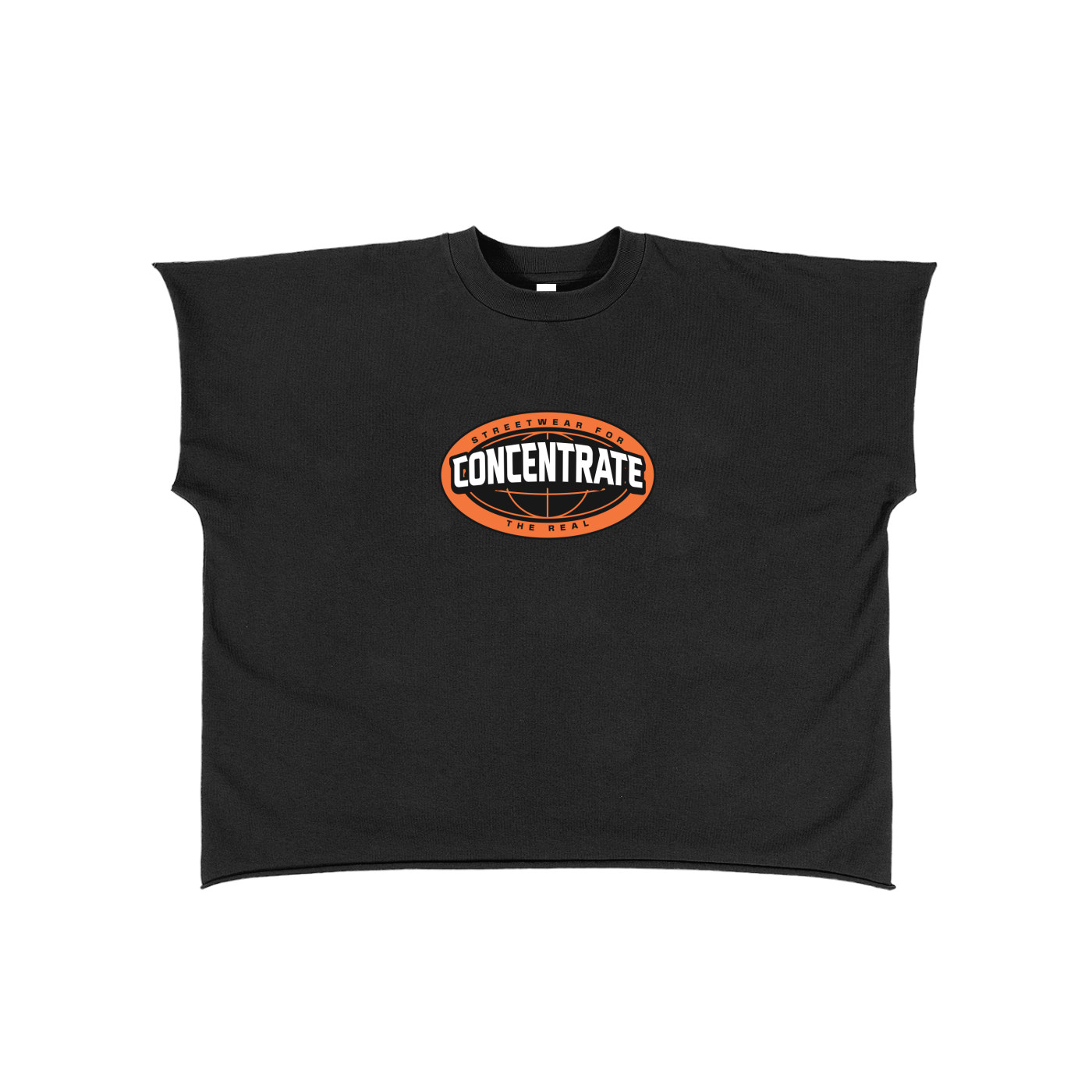 Concentrate Streetwear - The Real - 280gsm Raw Edge Boxy Non-Shrink T-Shirt