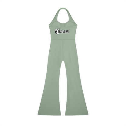 Concentrate Streetwear - Starry Sea -  Women’s Halter Flared Jumpsuit