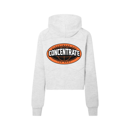 Concentrate Streetwear - The Real - 320gsm Cropped Half-Zip Hoodie