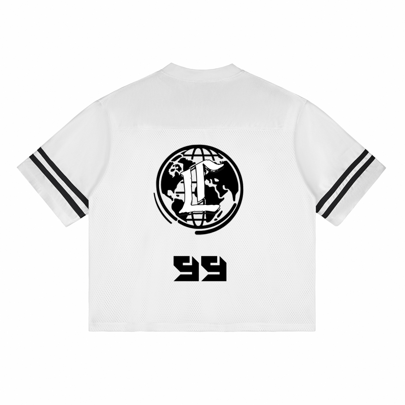 Concentrate Streetwear- CCS White - 240gsm Taped Mesh T-Shirt/Jersey