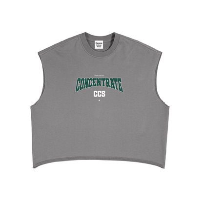 Concentrate Streetwear - Drop Out - 340gsm French Terry Boxy Tank Top