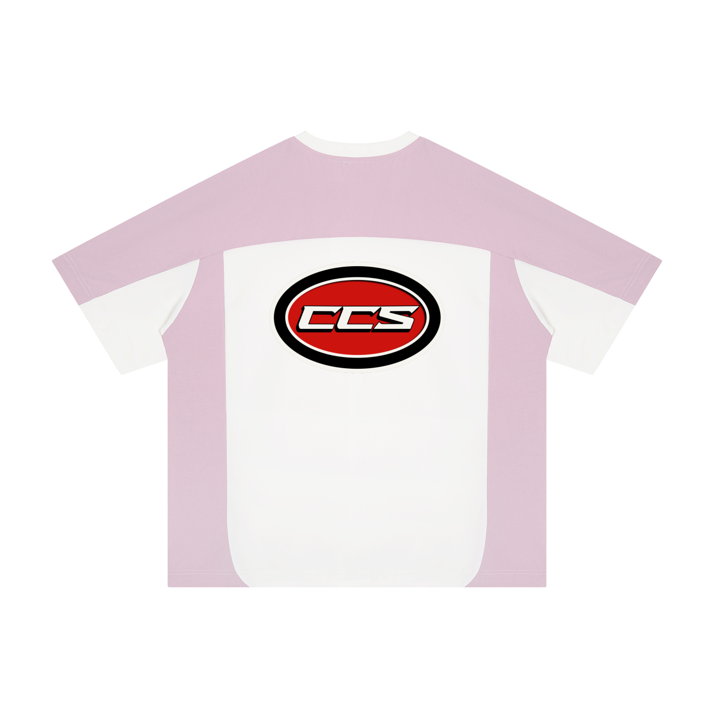 Concentrate Streetwear - Red Cent CCS - 200gsm Unisex Color Block Loose T-Shirt