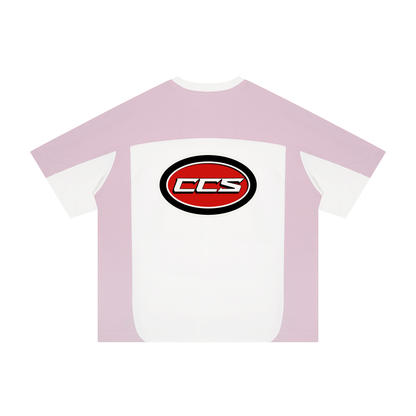 Concentrate Streetwear - Red Cent CCS - 200gsm Unisex Color Block Loose T-Shirt