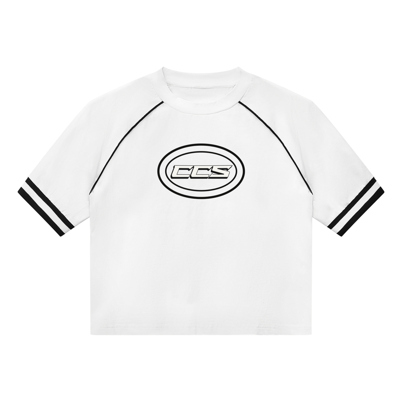 Concentrate Streetwear - CENT - 210gsm Women’s Raglan Ribbed T-Shirt