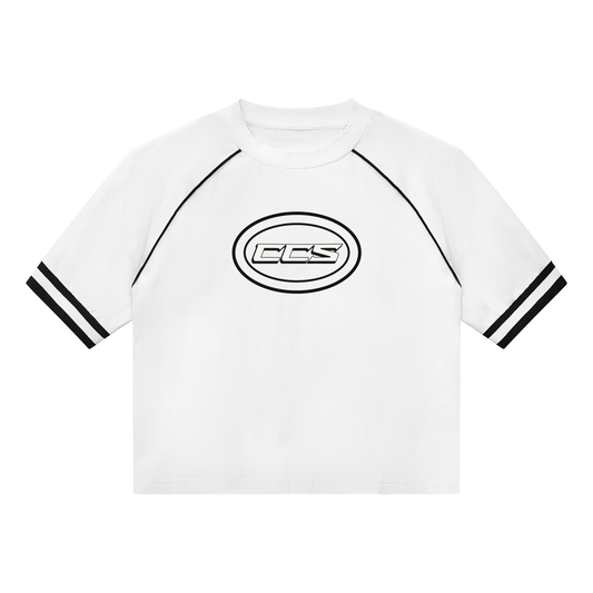 Concentrate Streetwear - CENT - 210gsm Women’s Raglan Ribbed T-Shirt