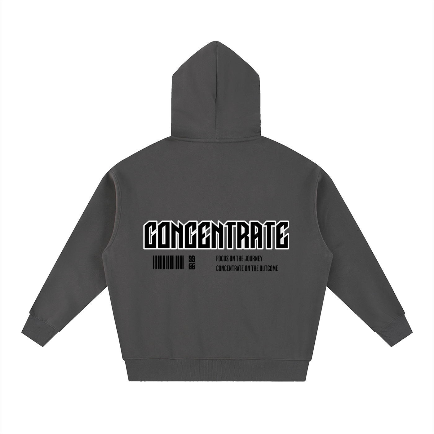 Concentrate Streetwear - Glory - 345gsm Essential Oversized Fleece Boxy Hoodie
