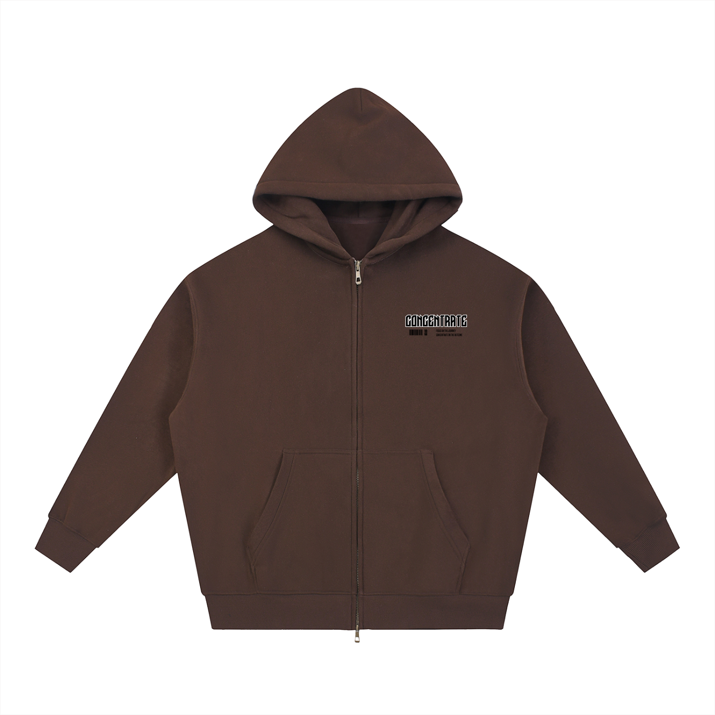 Concentrate Streetwear - Glory - 345gsm Essential Oversized Fleece Boxy Hoodie