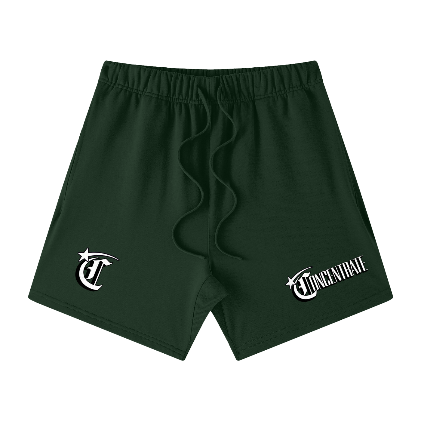 Concentrate Streetwear - Starry Sea - 425gsm Unisex Earth Tone Loose Fit Cotton Shorts