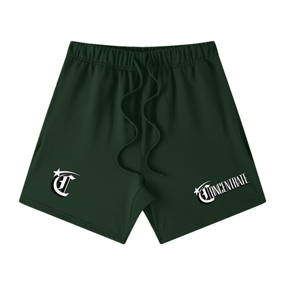 Concentrate Streetwear - Starry Sea - 425gsm Unisex Earth Tone Loose Fit Cotton Shorts