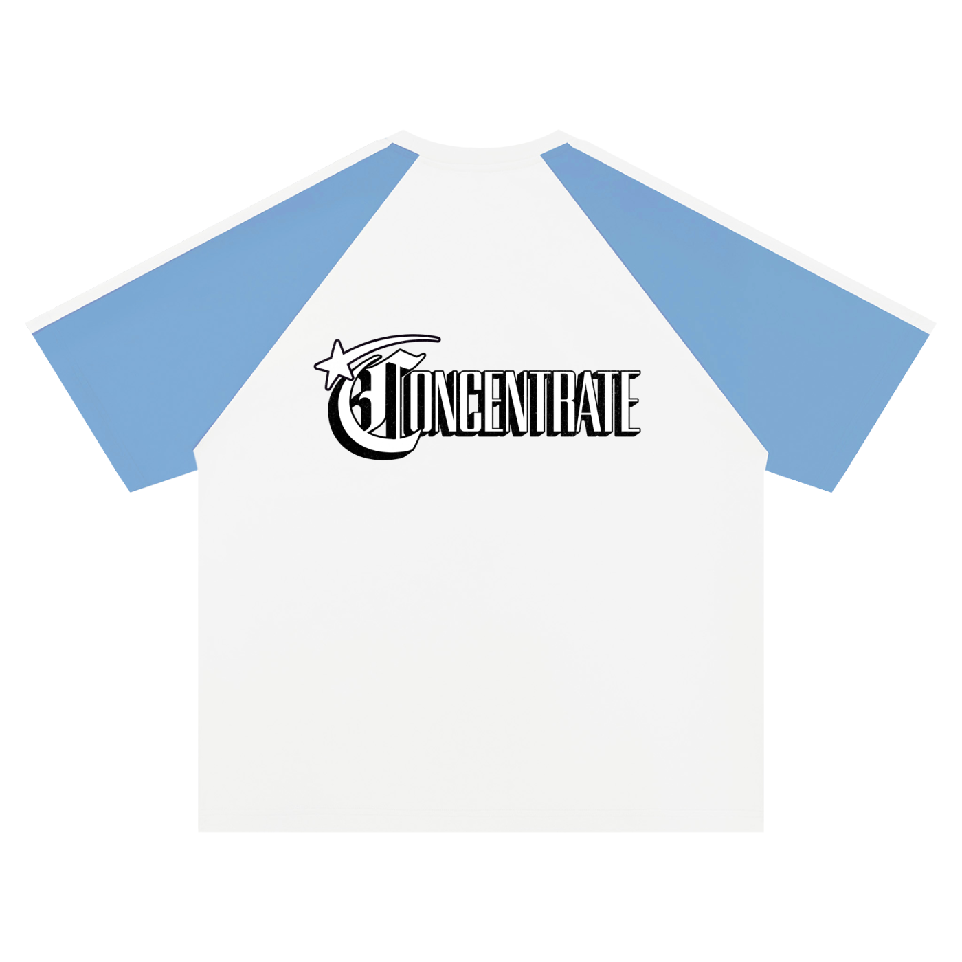 Concentrate Streetwear - Starry Sea - 200gsm Unisex Color Block Raglan T-Shirt