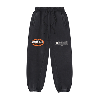 Concentrate Streetwear- The Real - 355gsm Cuffed Thick Loose Sweatpants/Trackies