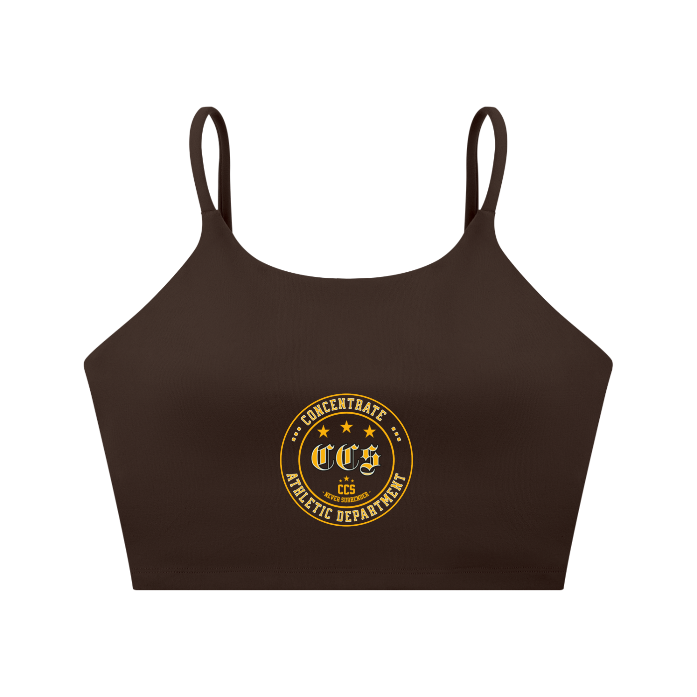 Concentrate Streetwear - CCS Athletics - Spaghetti Strap Yoga Sports Bra