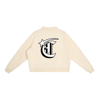 Concentrate Streetwear - Starry Sea - 350gsm Essential Fleece Mock-Neck Crew Sweatshirt