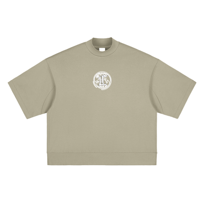 Concentrate Streetwear - CCS - 305gsm Heavyweight Massive Oversized Mock Neck T-shirt