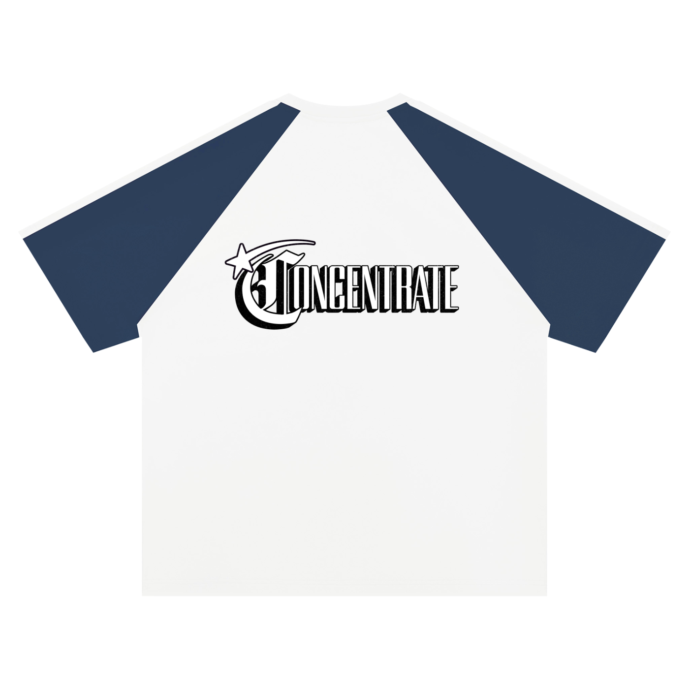 Concentrate Streetwear - Starry Sea - 200gsm Unisex Color Block Raglan T-Shirt