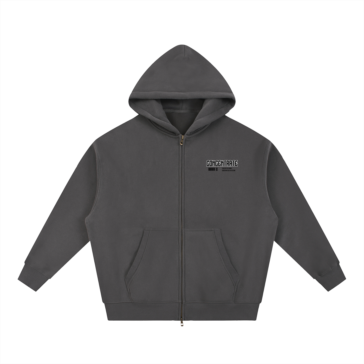 Concentrate Streetwear - Glory - 345gsm Essential Oversized Fleece Boxy Hoodie