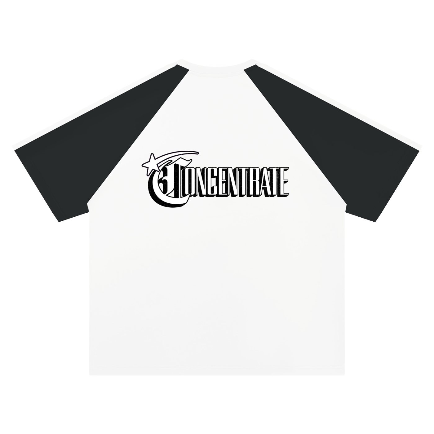 Concentrate Streetwear - Starry Sea - 200gsm Unisex Color Block Raglan T-Shirt