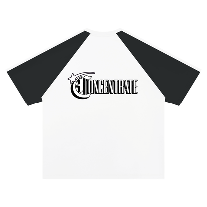 Concentrate Streetwear - Starry Sea - 200gsm Unisex Color Block Raglan T-Shirt