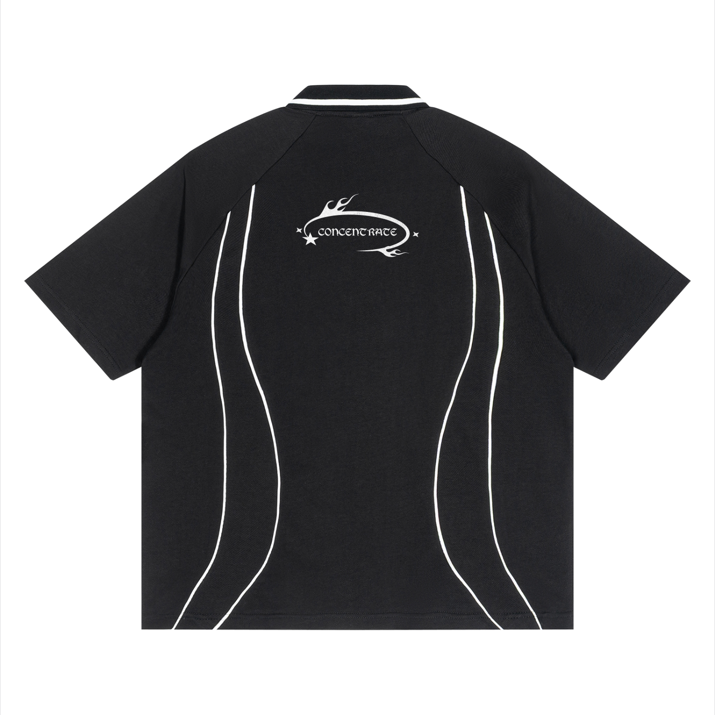 Concentrate Streetwear - WL - 210gsm Unisex Raglan Piping Polo Shirt