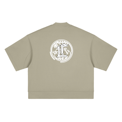 Concentrate Streetwear - CCS - 305gsm Heavyweight Massive Oversized Mock Neck T-shirt