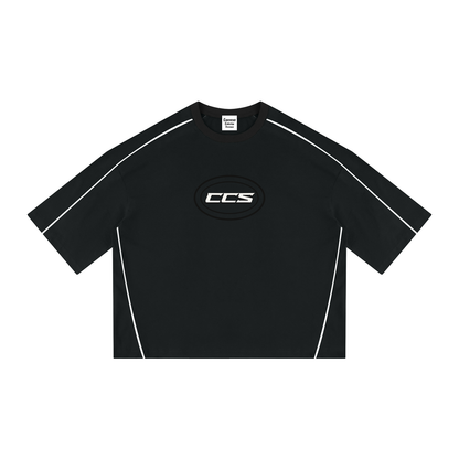 Concentrate Streetwear - CENT - 276gsm Unisex Heavyweight Boxy Piping T-Shirt