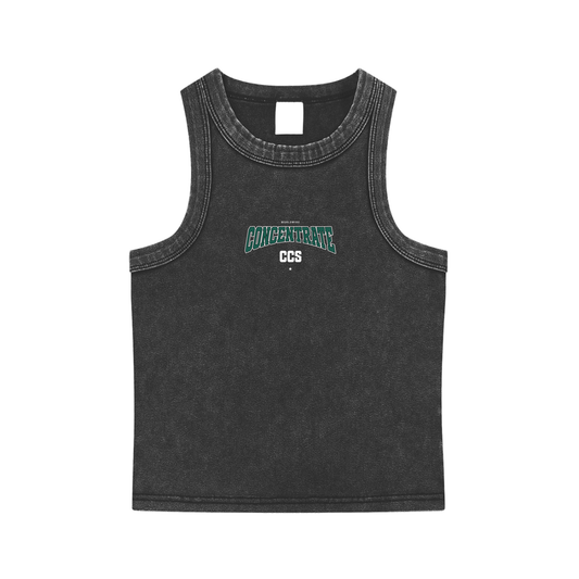 Concentrate Streetwear - Drop Out - 235gsm Female Snow Washed Tank Top