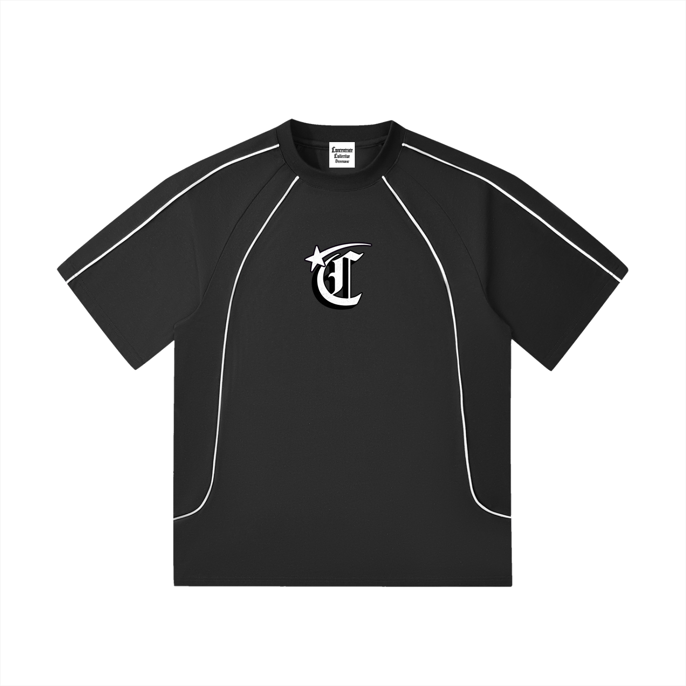 Concentrate Streetwear - Starry Sea - 240gsm Contrast Stitch Raglan T-Shirt