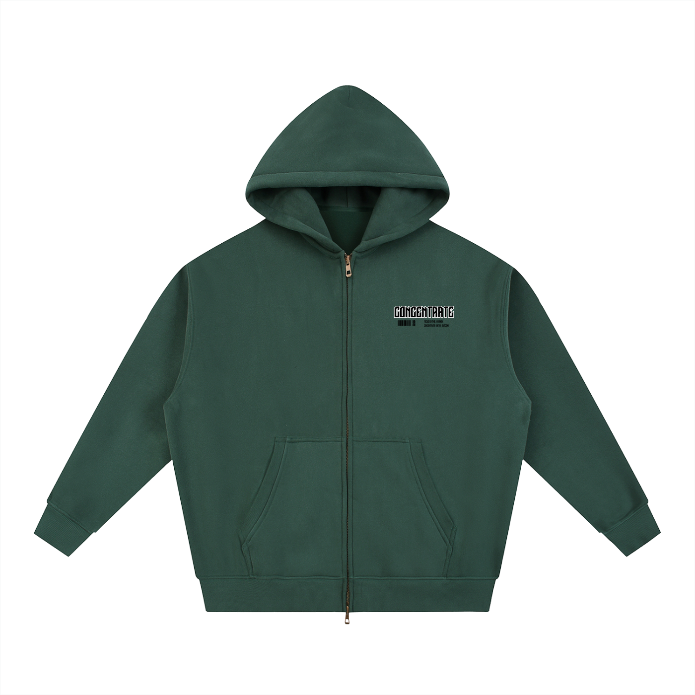 Concentrate Streetwear - Glory - 345gsm Essential Oversized Fleece Boxy Hoodie