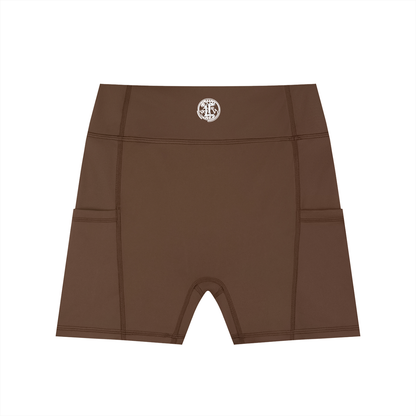 Concentrate Streetwear - CCS - Women's High-Waisted Pocket Biker Shorts