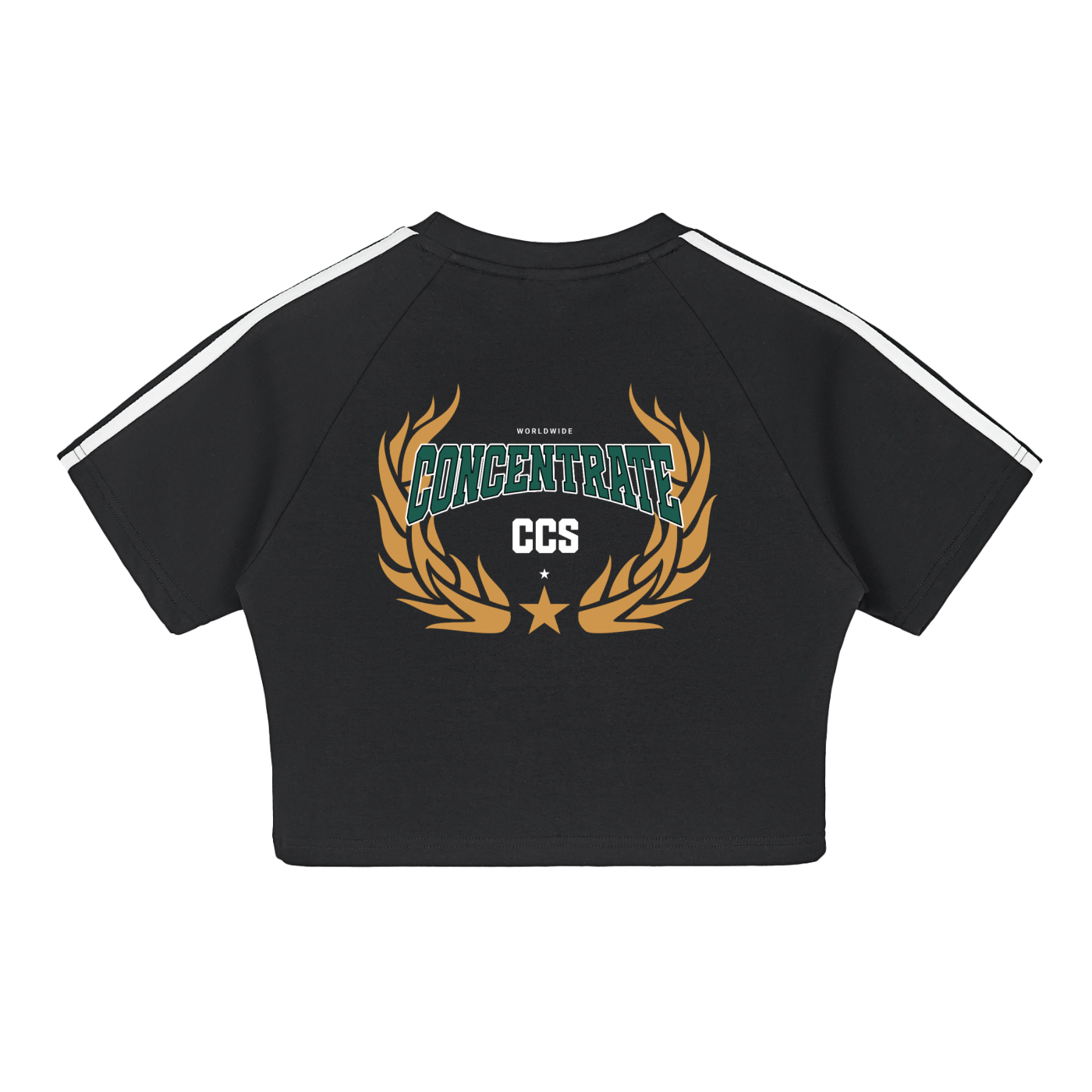 Concentrate Streetwear - Drop Out - 230gsm Taped Crop Top