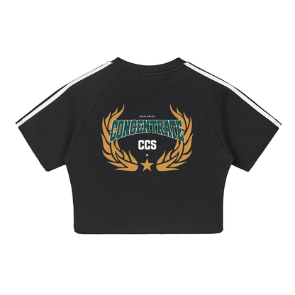 Concentrate Streetwear - Drop Out - 230gsm Taped Crop Top