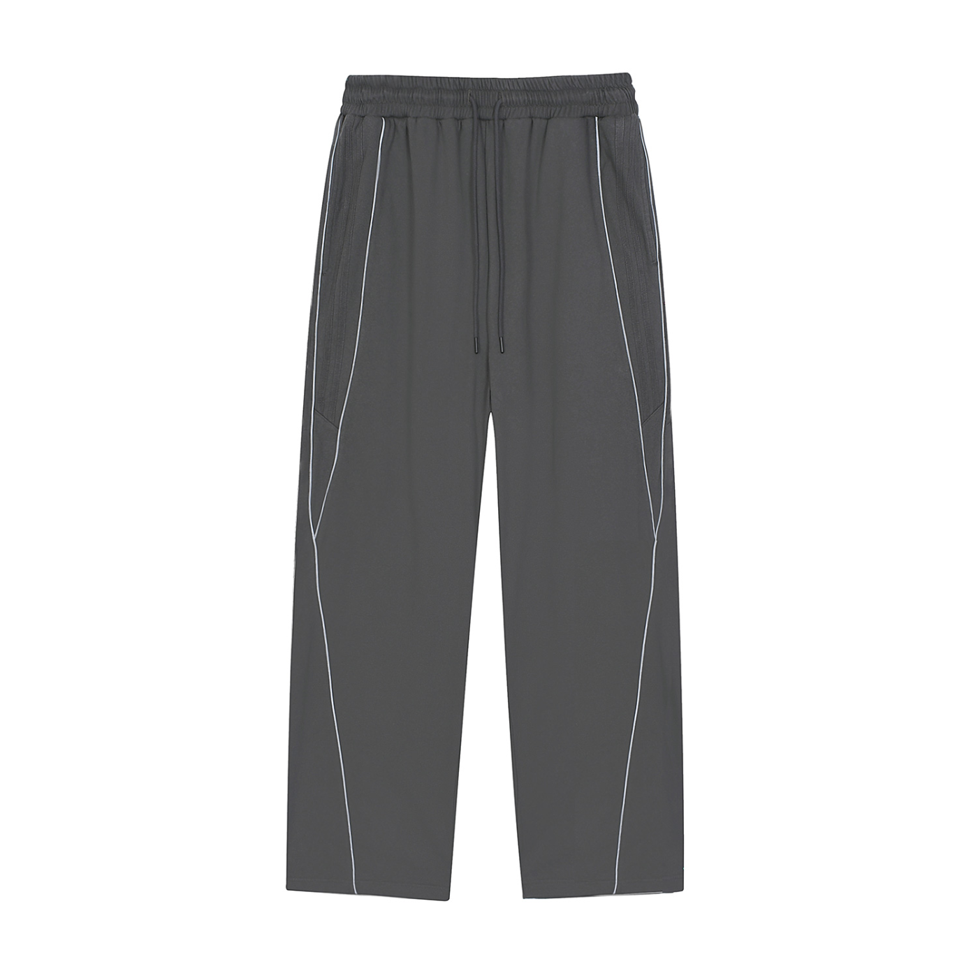 Concentrate Streetwear - Starry Sea - 365gsm Reflection Striped Straight-Leg Sweatpants
