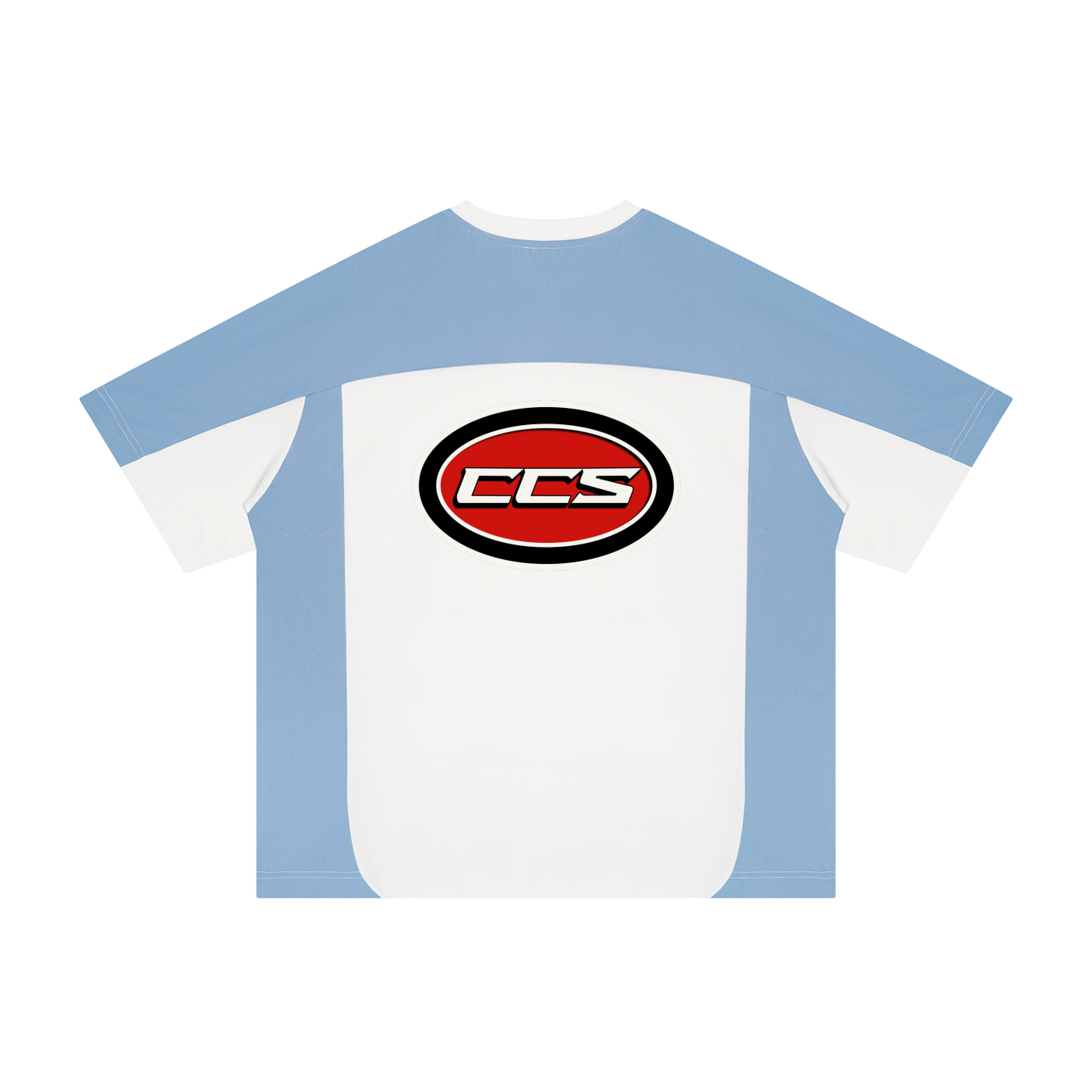 Concentrate Streetwear - Red Cent CCS - 200gsm Unisex Color Block Loose T-Shirt