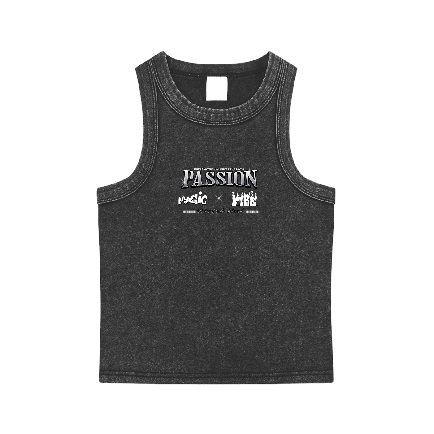 Concentrate Streetwear- Passion - 235gsm Slim Fit Snow Washed Tank Top