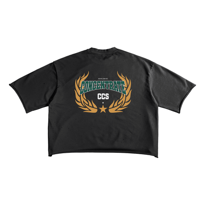 Concentrate Streetwear - Drop Out - 270gsm French Terry Raw Edge T-Shirt