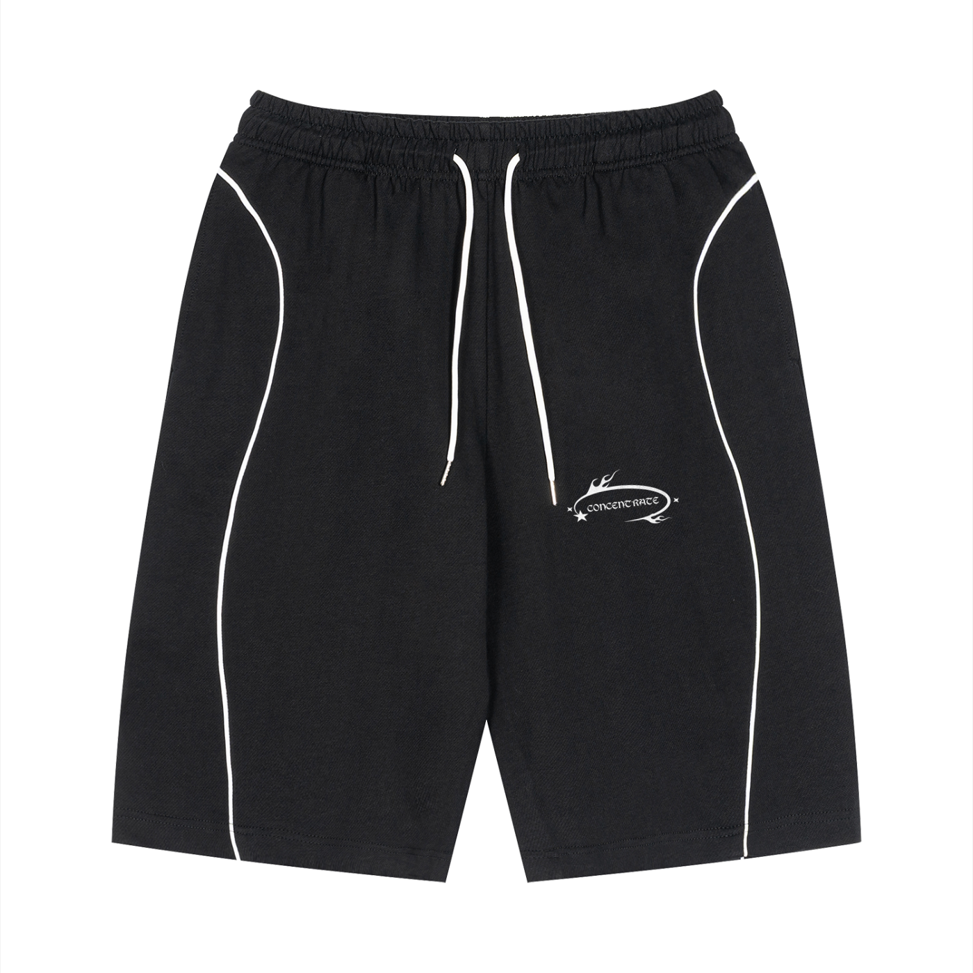 Concentrate Streetwear - WL - 210gsm Unisex Piping Drawstring Shorts