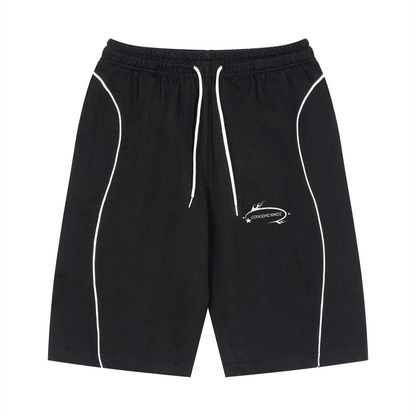 Concentrate Streetwear - WL - 210gsm Unisex Piping Drawstring Shorts