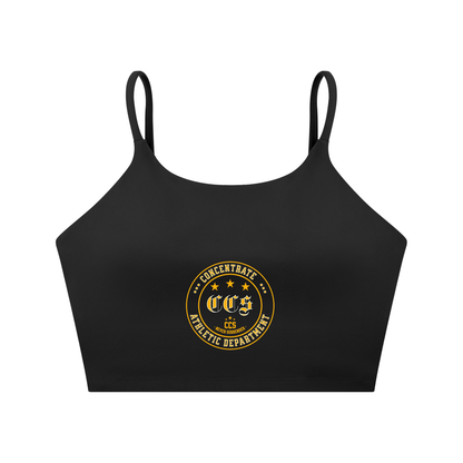 Concentrate Streetwear - CCS Athletics - Spaghetti Strap Yoga Sports Bra